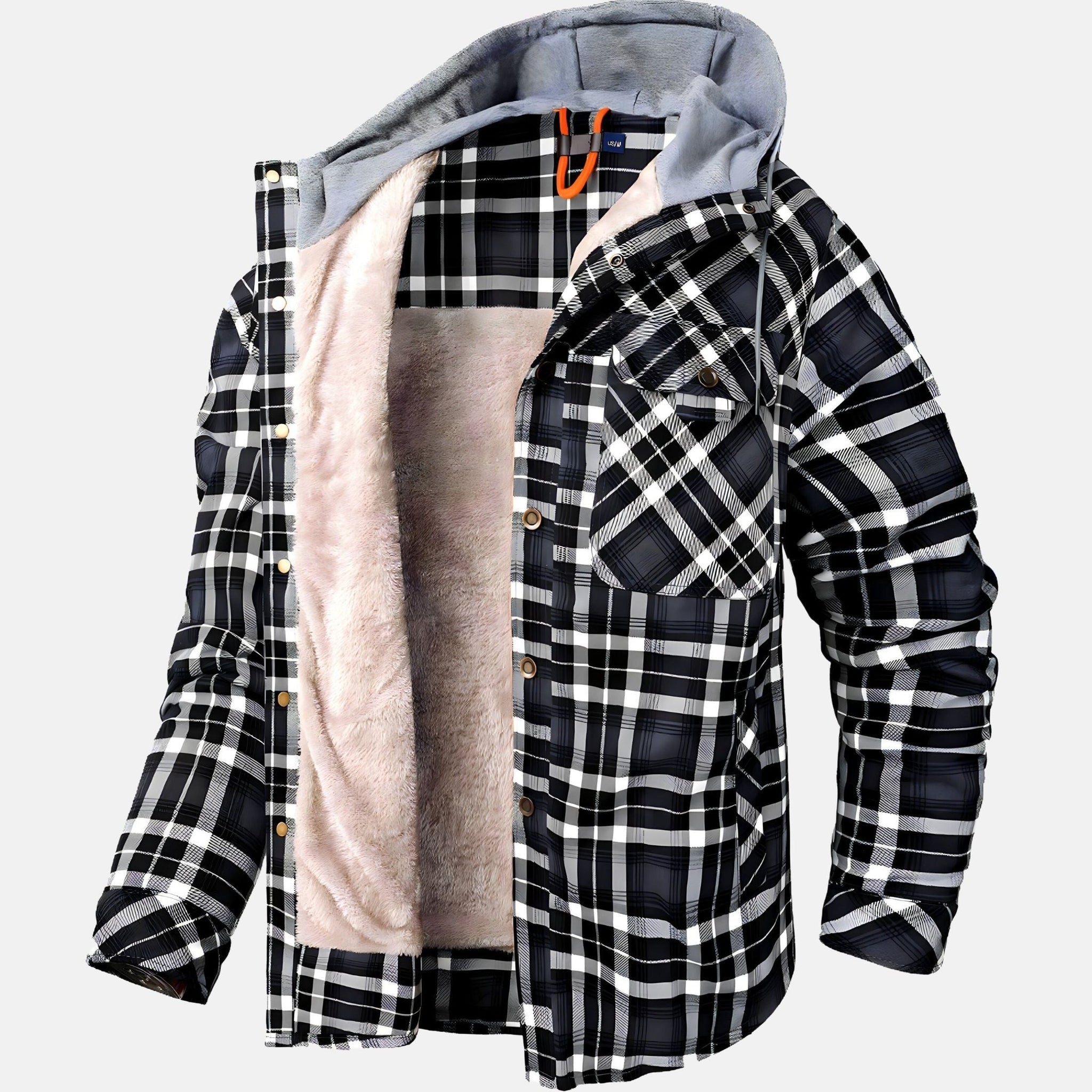 Marshall - Trendy Lined Flannel Fall Jacket for Men